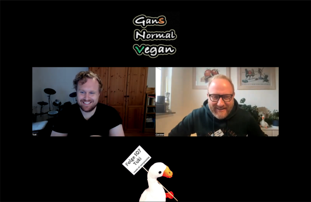 "Gans normal vegan" interviewt roots of compassion - 