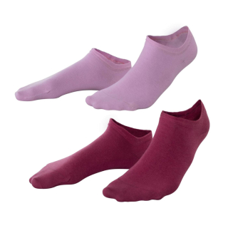 Basic - socks (sneaker socks), pack of 2 (pink)