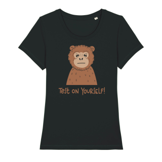 Test on yourself (Nachts im Labor) - T-Shirt - small/waisted cut