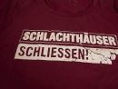 !SALE!_Schlachthäuser Schließen (ARIWA) - T-Shirt - klein/tailliert Schnitt XS | Mängelexemplar