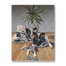 Postkarte Friends IV | Hartmut Kiewert