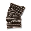 Basic - Fairtrade Schlauchschal aus Bio-Baumwolle schwarz kein Stick kein Garn