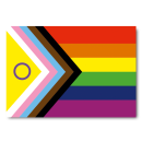 Farben "intersex-inclusive pride flag" - Aufkleber
