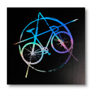 Bike Anarchy - Aufkleber (Hologramm)
