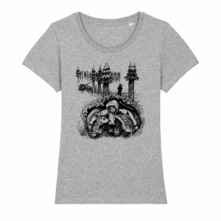 SALE! Quiet now (no hunting) - T-Shirt - small/waisted cut (discontinued model)