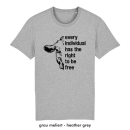 SALE! Every individual has the right to be free - T-Shirt - groß/gerader Schnitt (Auslaufmodell)
