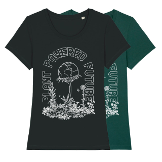 Plant powered future - T-Shirt - small/waisted cut