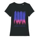 SALE! Respect nature - T-Shirt - klein/taillierter...