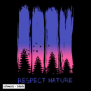 Respect nature - T-Shirt - groß/gerader Schnitt