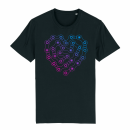 Bike chain heart - T-Shirt - large/loose cut