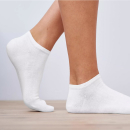Basic - socks (sneaker socks), pack of 2 (white)