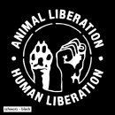 Human Liberation - Animal Liberation (Fist/Paw) - T-Shirt - large/loose cut 