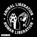Human Liberation - Animal Liberation (Fist/Paw) - Hooded Jacket - medium fit