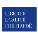 Liberté Egalité FightAfD - Sticker (10x)