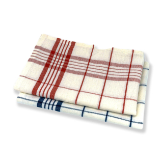 dish towel - twin-pack (check pattern)