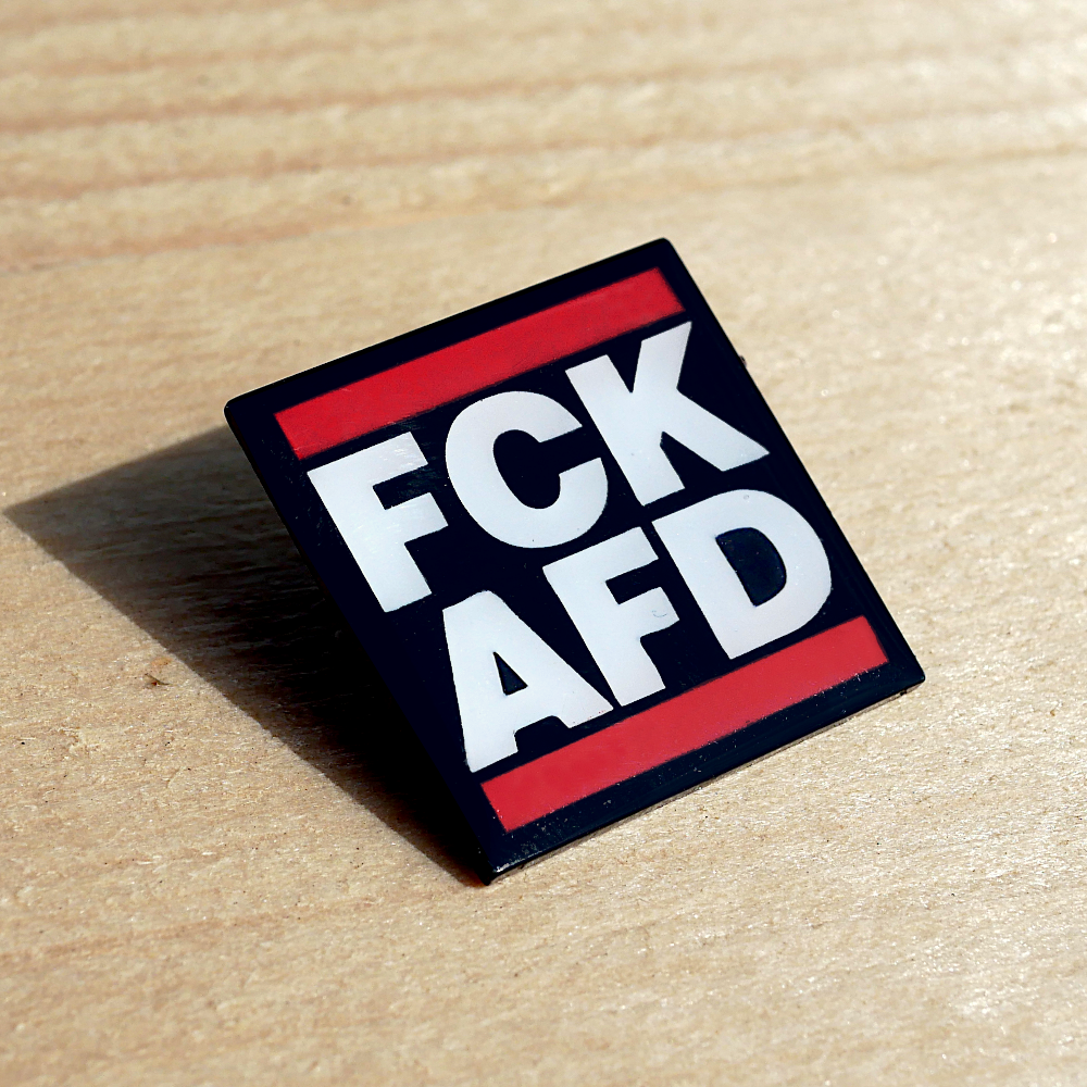 Fck Afd Metal Pin Made In Germany