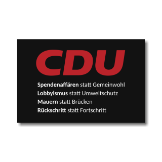 Anti-CDU Sticker