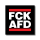 FCK AFD - Sticker groß (10x)
