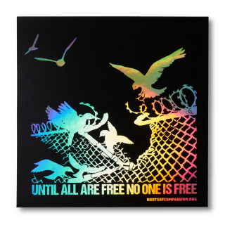 Until All Are Free - Aufkleber (Hologramm)
