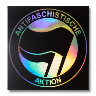 Antifaschistische Aktion - sticker (holographic)