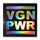 VGN PWR  - Aufkleber (Hologramm)