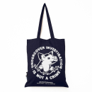 Solidarity Bag “Undercover Investigation is Not a Crime” black
