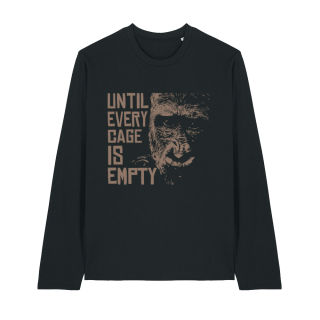 Until Every Cage Is Empty (Gorilla) - Longsleeve - large/loose cut