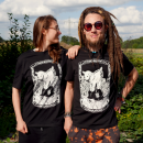 Love Nature, Smash Fascism (white print) - T-Shirt -...