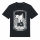 Love Nature, Smash Fascism (white print) - T-Shirt - large/loose cut