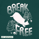 Break Free (Schwein) - T-Shirt - groß/gerader Schnitt
