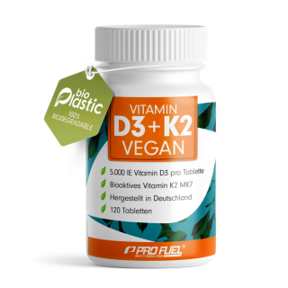 vitamin d3 + k2 | 120 tablets