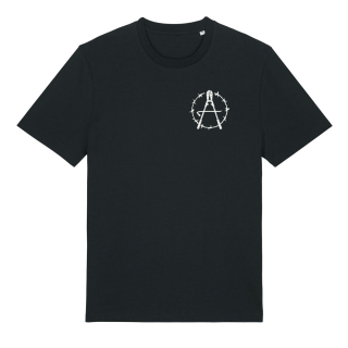 Total Liberation Ⓐ (small chest print) T-Shirt - large/loose cut