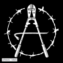 Total Liberation Ⓐ (small chest print) T-Shirt - large/loose cut