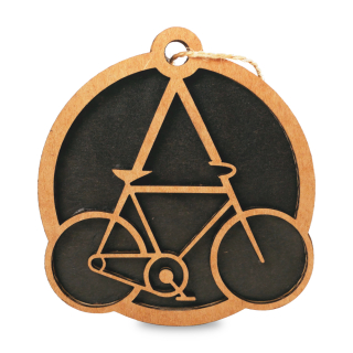 Baumschmuck “Bike Anarchy” - handgemachte Upcycling-Deko