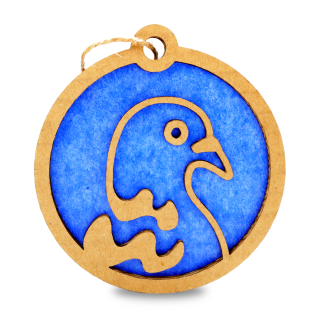 “Pigeon” Tree Decorations – Handmade Upcycling Ornaments