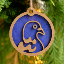 Baumschmuck “Taube” - handgemachte Upcycling-Deko