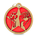 Baumschmuck “Faust-Pfote-Stern” -...