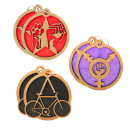 linksgrünversiffter Baumschmuck gemischt -...