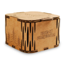 linksgrünversiffter Baumschmuck gemischt -...