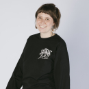 Solidarity-Longsleeve "Citizen Asylum" - large/loose cut