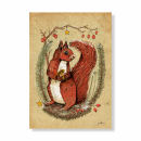 Winter Postcard “Squirrel”