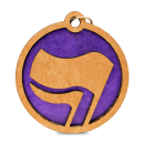 “Antifa” Tree Decorations – Handmade Recycled Ornaments