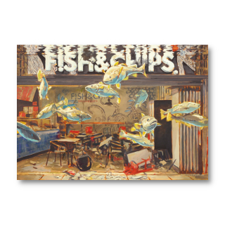 Postcard Flood III | Hartmut Kiewert