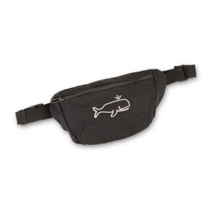 Bauchtasche (bestickt) | Wal (fliedernes Garn)