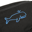 Bauchtasche (bestickt) | Wal (fliedernes Garn)
