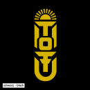 Tofu (gold-colored chest print) - T-Shirt - large/loose cut