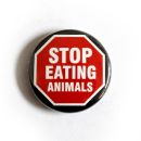 Stop Eating Animals - Button