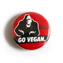 GO VEGAN (King Kong) - Button