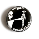 Vegan Revolution (Carrot) - Button