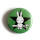 Rabbit with Wrench (green) - Button